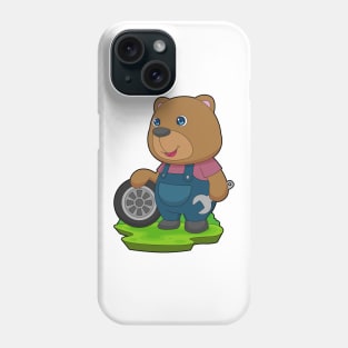 Bear Mechanic Car tire Phone Case