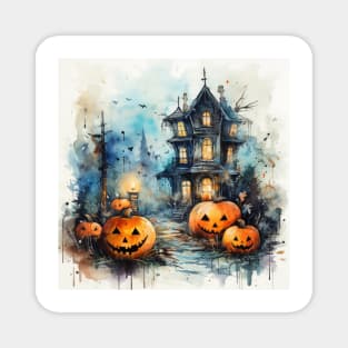 Halloween Spooky Fun Pattern Magnet