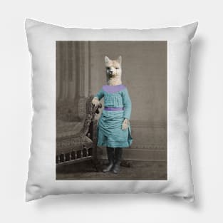 Alpaca Girl Pillow