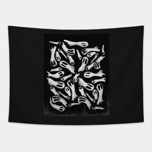 Haunting of Ghosts Spooky Halloween Design Tapestry