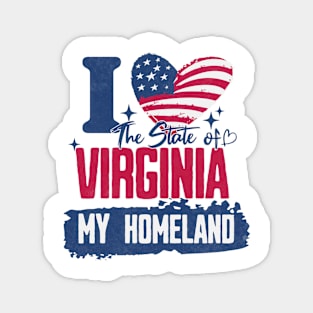 Virginia my homeland Magnet