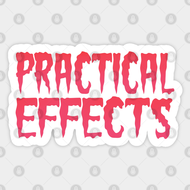 Practical Effects Horror Film Making Sticker - Horror - Sticker