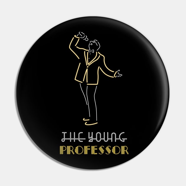 Professor Vice - Neon Bananas T-Shirt Pin by The Young Professor