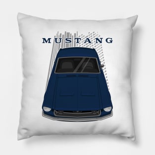 Ford Mustang Fastback 1968 - Presidential Blue Pillow