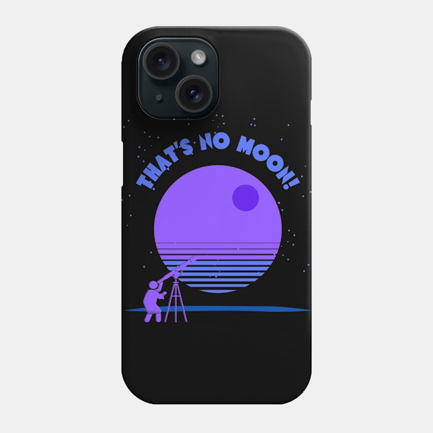 Abstract Astronomy That's No Moon! Phone Case by Smagnaferous