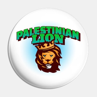 Palestinian Lion Pin