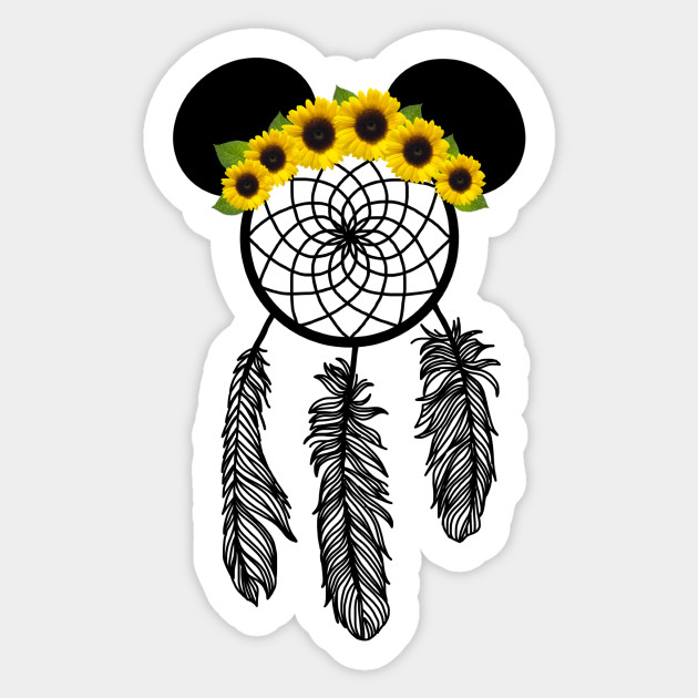 Sunflower Dream Catcher Dream Catcher Sticker Teepublic