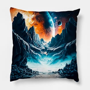 Chaos & Magic: Celestial Landscapes Pillow