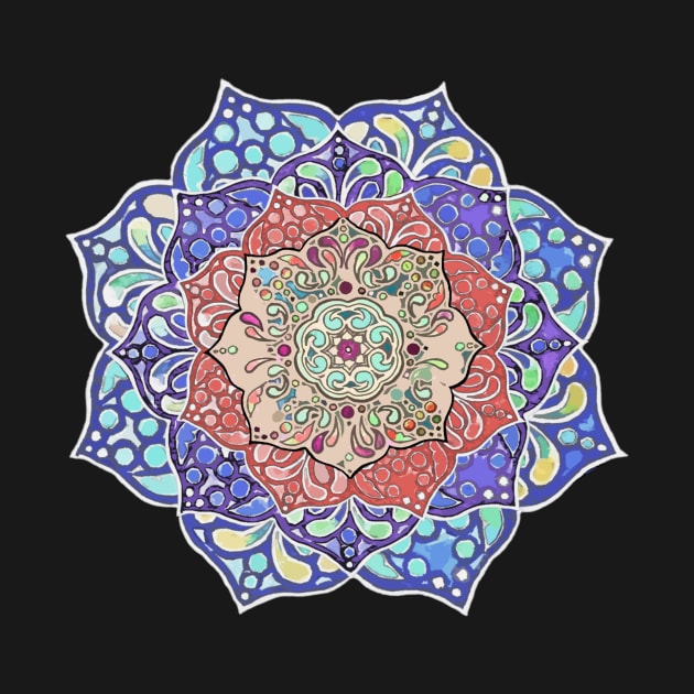 Rosy Mandala by Bubba C.