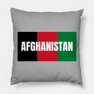 Afghanistan Flag Colors Pillow
