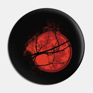 Red Moon Pin