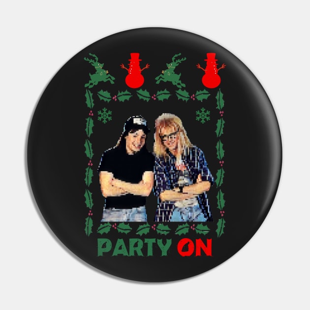 Party On! XMAS Pin by awesomeniemeier