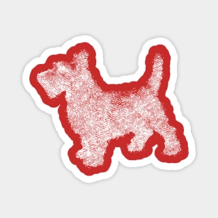 Scottish Terrier dog art Magnet