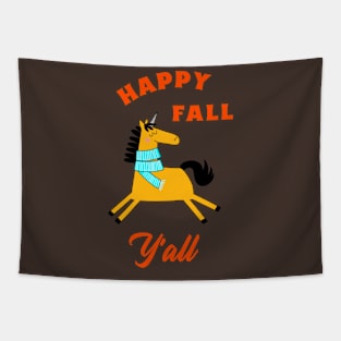 Happy Fall Y'all Tapestry