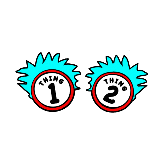 Thing 1 and Thing 2 by JAFARSODIK