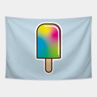 trippy psychedelic vector of a lolly Tapestry