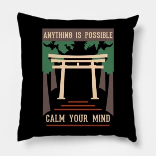 anything is possible calm your mind recolor 02 Pillow