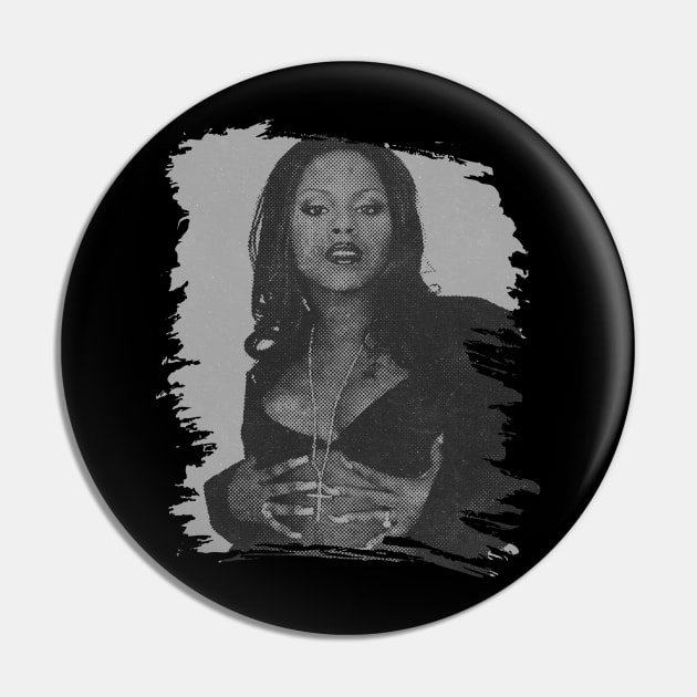 Foxy brown // Retro poster Pin by Degiab