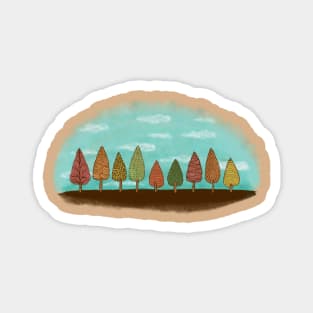 COLORFUL GROVE Magnet