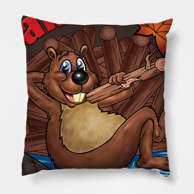 Dam It ! Pillow by Pigeon585