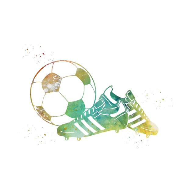 Soccer Art by erzebeth