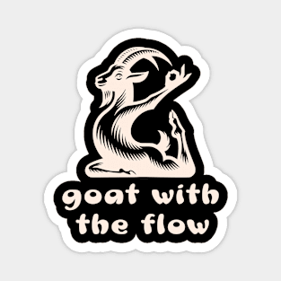 Goat Yoga Inspiration Magnet