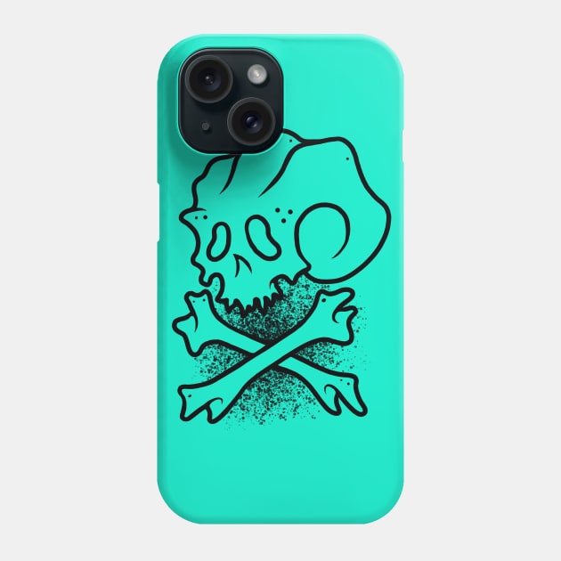 Big Skull & Bones Phone Case by PabloDiablo13