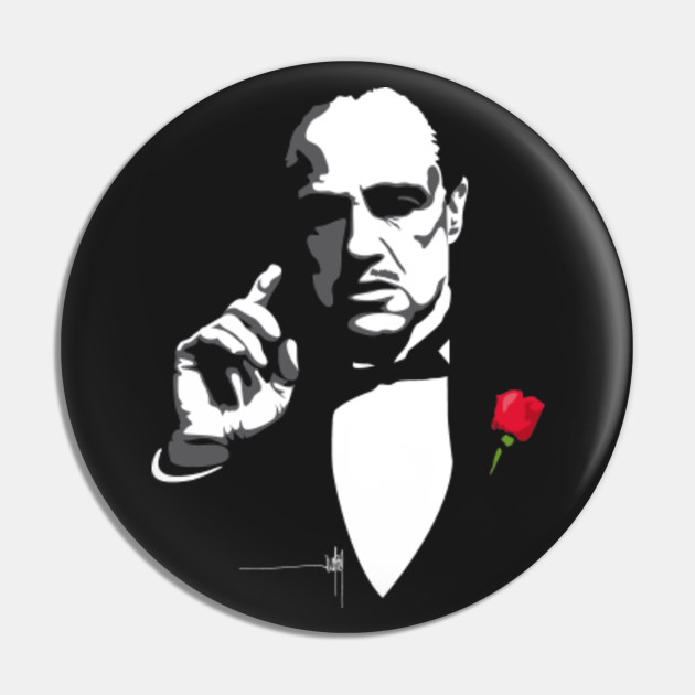 The Godfather - The Godfather - Pin | TeePublic The Godfather - The Godfather - Pin | TeePublic