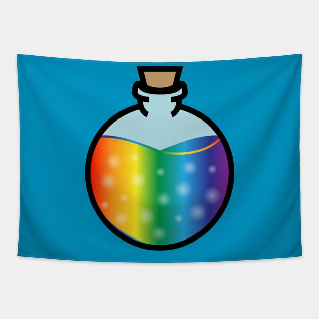 DIY Single Rainbow Potion or Poison for Tabletop Board Games Tapestry by GorsskyVlogs