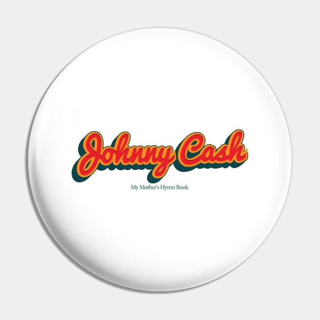 Johnny Cash Pin by PowelCastStudio