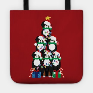 Bernese Mt Dog Puppy Christmas Tree Tote