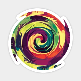 Rainbow Spiral 10 Magnet