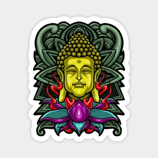 buddha x mandala Magnet