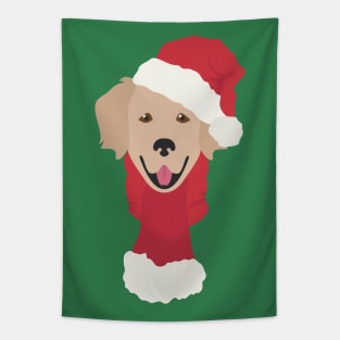 Golden Retriever Christmas Dog Tapestry