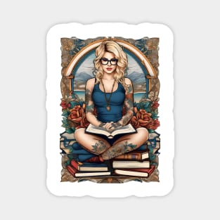 Bookish Blonde Magnet