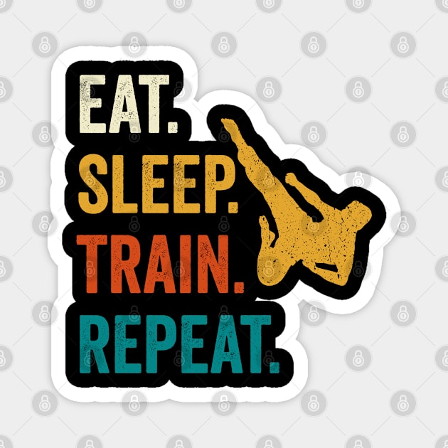 Eat Sleep Karate Repeat Karate Magnet by MzumO