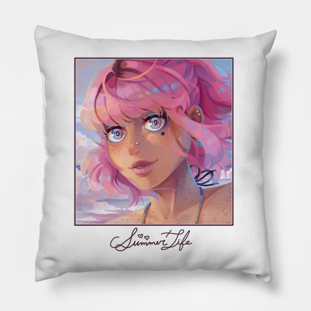 Summer Life Pillow by mavzell