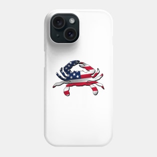 Stars and Stripes crab Phone Case