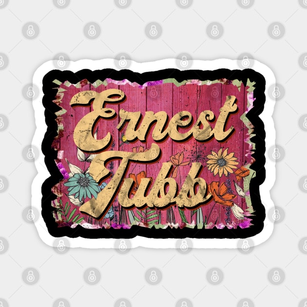 Classic Tubb Personalized Flowers Proud Name Magnet by Friday The 13th