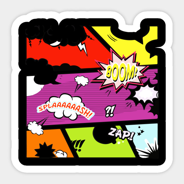 Onomatopoeia pop art