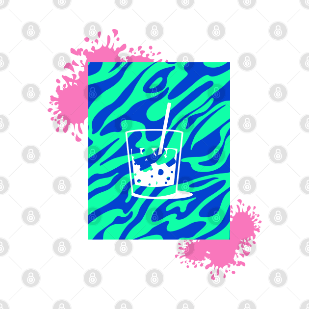 Negroni Zebra Print by Digital Canvas Ltd