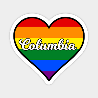 Columbia Maryland Gay Pride Heart Magnet