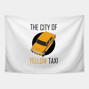 Yellow Taxi Tapestry