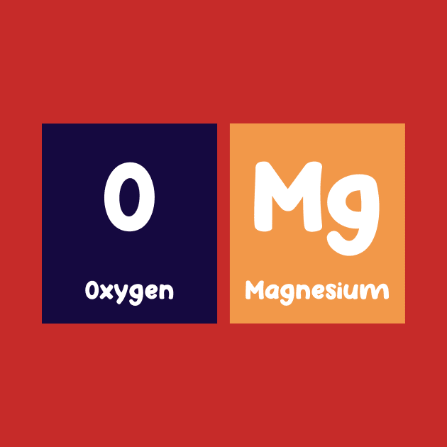 Omg Oh My God Chemistry Periodic Table by Science Puns