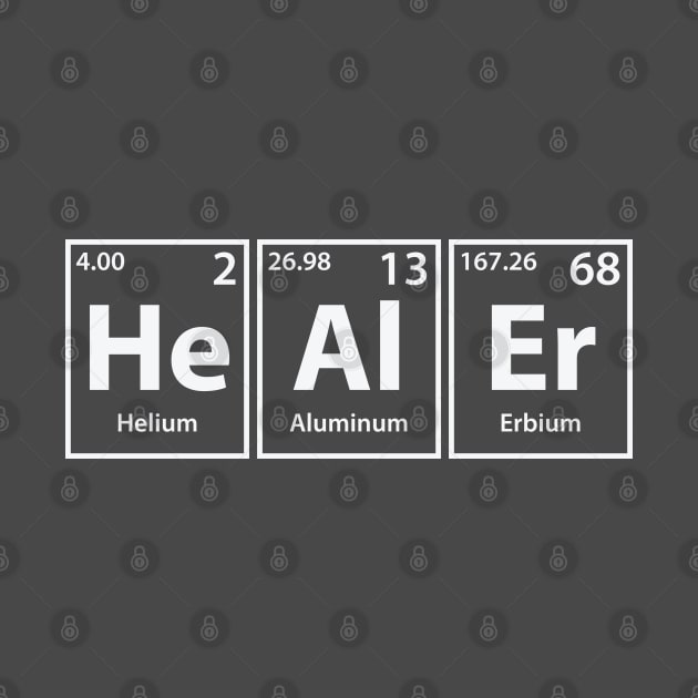 Healer (He-Al-Er) Periodic Elements Spelling by cerebrands