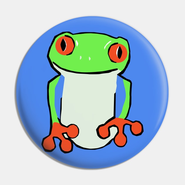 Tree Frog Pin by Kelliboo