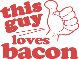 This Guy Loves Bacon Magnet