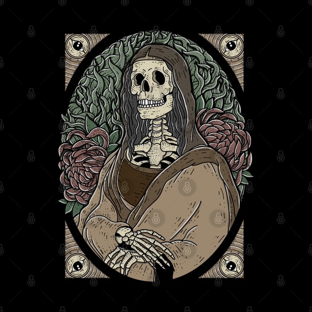 skull monalisa by Tigajiwa