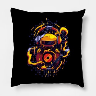 edm robot Pillow