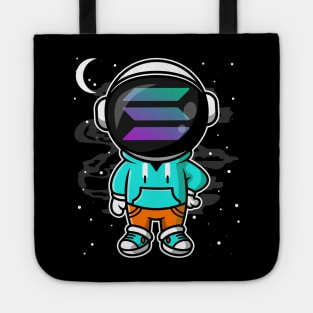 Hiphop Astronaut Solana Coin To The Moon Crypto Token Cryptocurrency Wallet Birthday Gift For Men Women Kids Tote